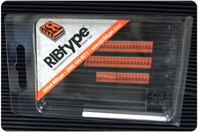 RIBtype FA7 number and figure set in its clear package